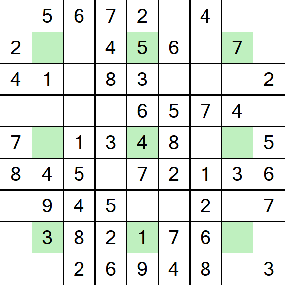 Center Dot Sudoku - Einfach
