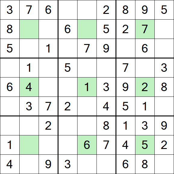 Center Dot Sudoku - Einfach