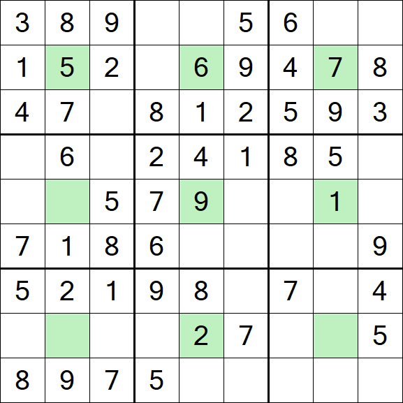 Center Dot Sudoku - Einfach