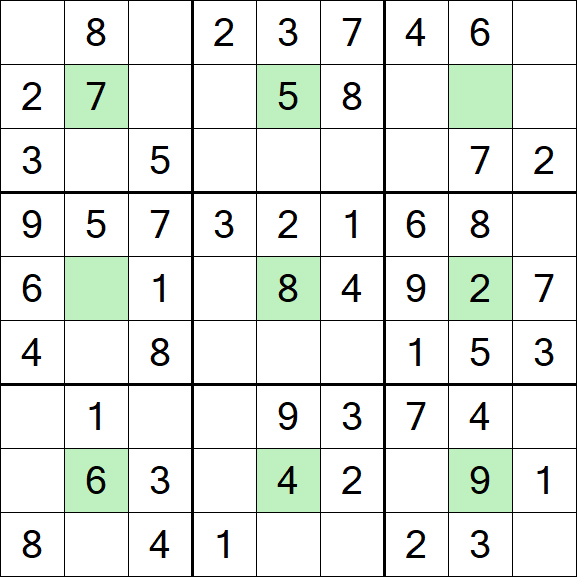 Center Dot Sudoku - Einfach