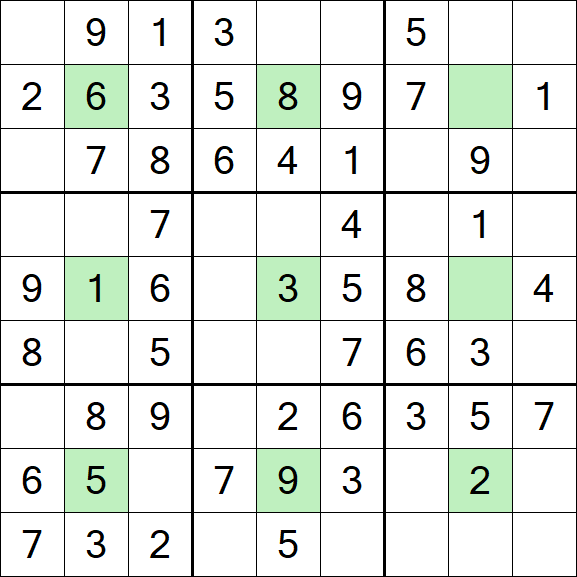 Center Dot Sudoku - Fácil
