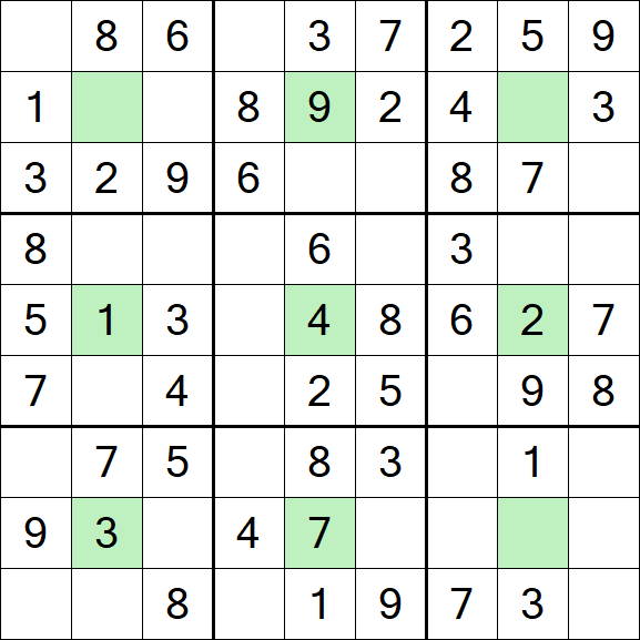 Center Dot Sudoku - Einfach