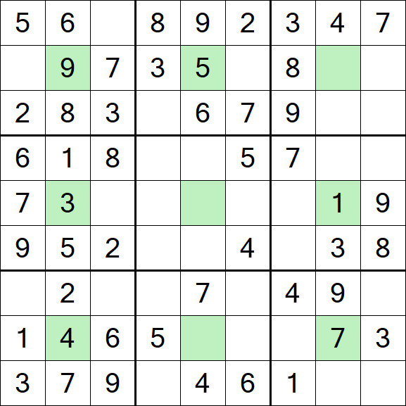 Center Dot Sudoku - Einfach