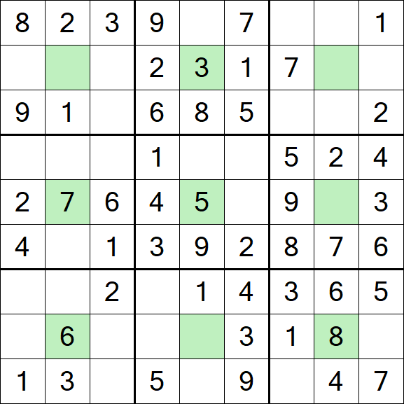 Center Dot Sudoku - Einfach