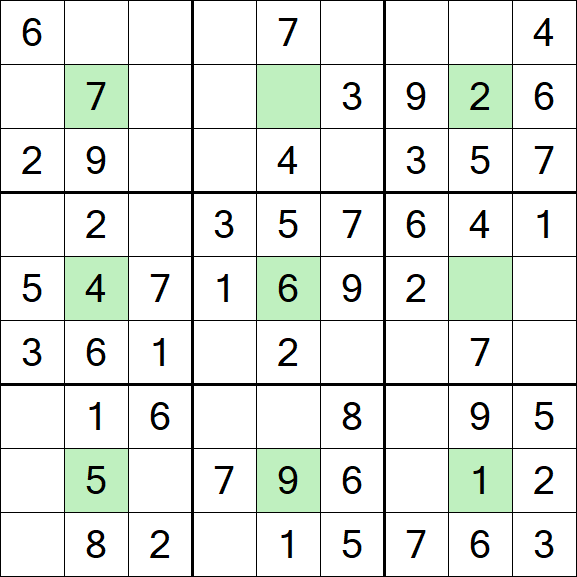 Center Dot Sudoku - Fácil