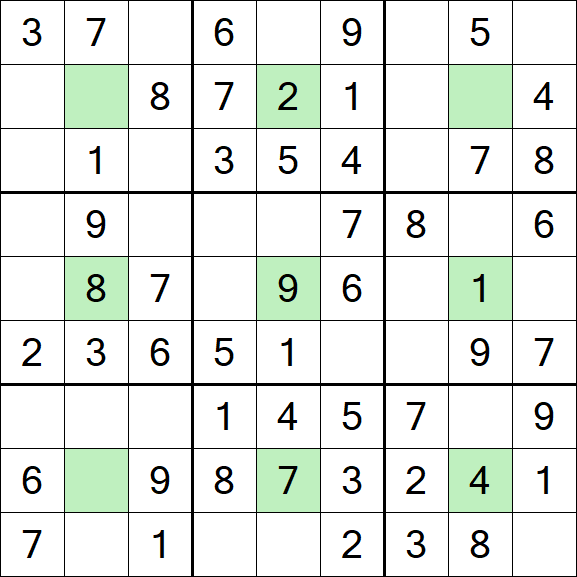 Center Dot Sudoku - Einfach