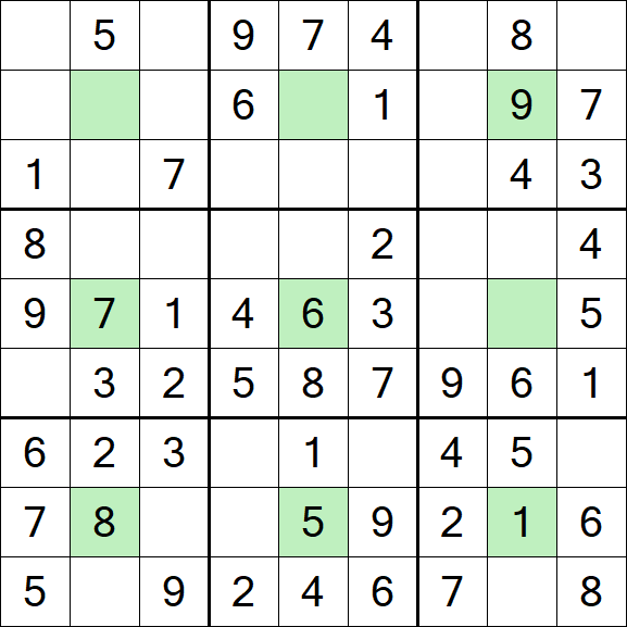 Center Dot Sudoku - Simple