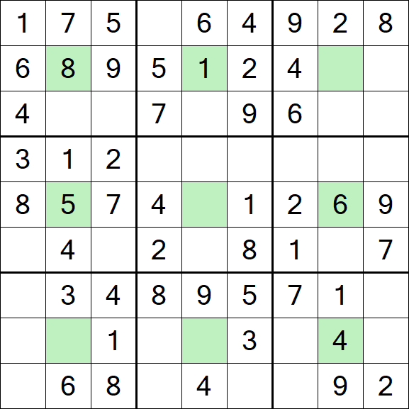 Center Dot Sudoku - Simple