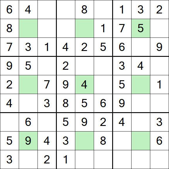 Center Dot Sudoku - Simple