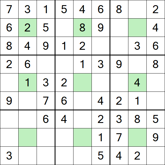 Center Dot Sudoku - Fácil