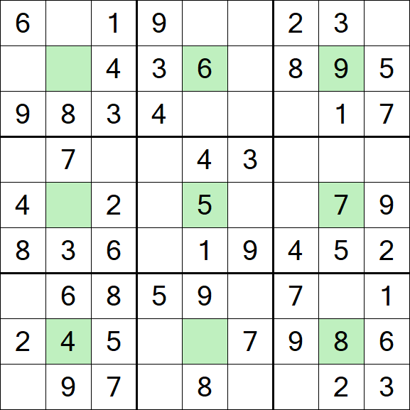 Center Dot Sudoku - Simple