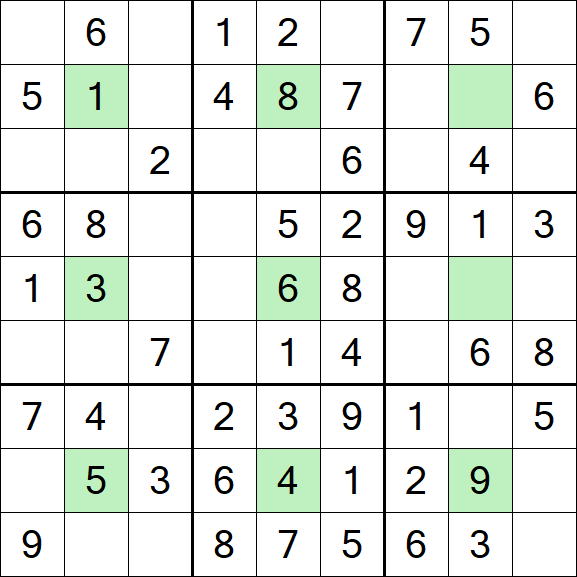 Center Dot Sudoku - Easy