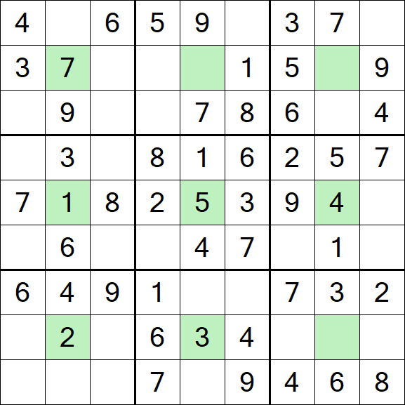 Center Dot Sudoku - Simple