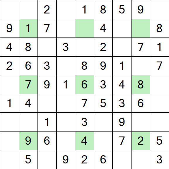 Center Dot Sudoku - Simple
