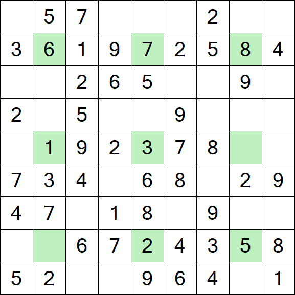 Center Dot Sudoku - Simple