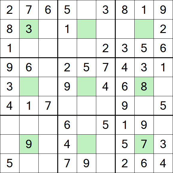 Center Dot Sudoku - Simple