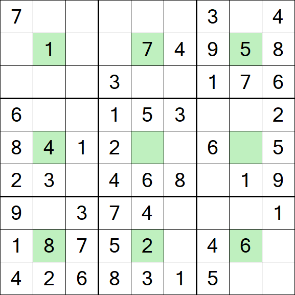 Center Dot Sudoku - Simple