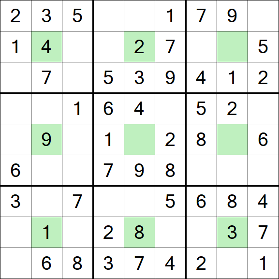 Center Dot Sudoku - Simple