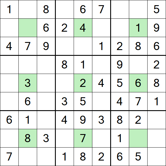 Center Dot Sudoku - Einfach
