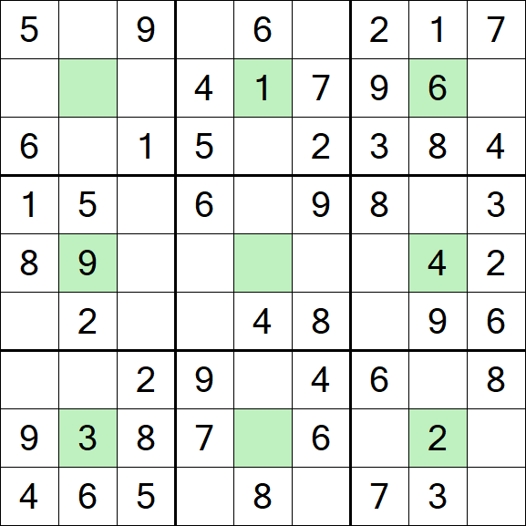 Center Dot Sudoku - Einfach