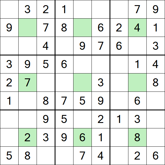 Center Dot Sudoku - Einfach