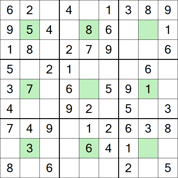 Center Dot Sudoku - Einfach