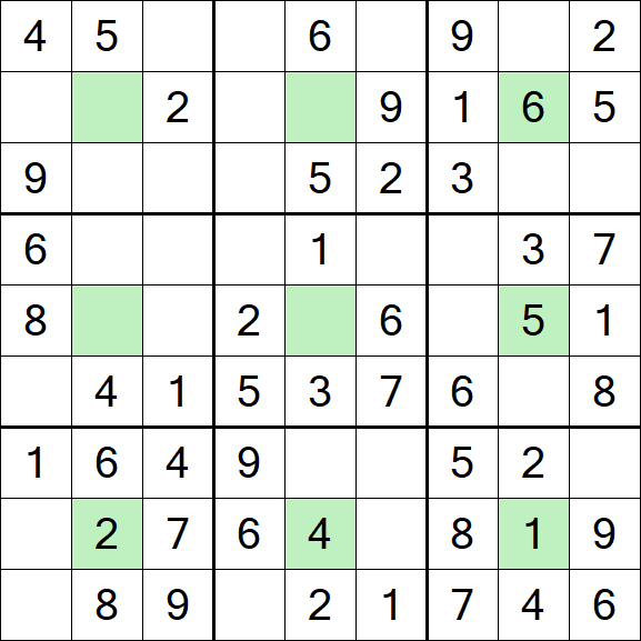 Center Dot Sudoku - Fácil
