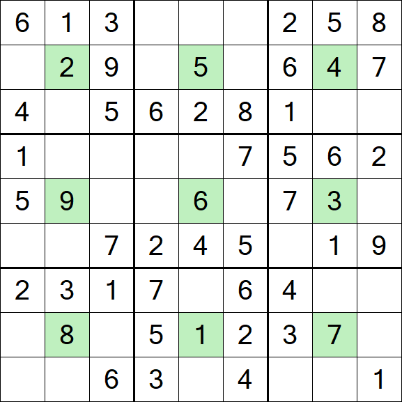 Center Dot Sudoku - Einfach