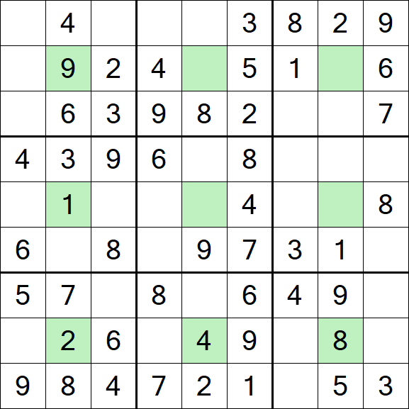 Center Dot Sudoku - Einfach