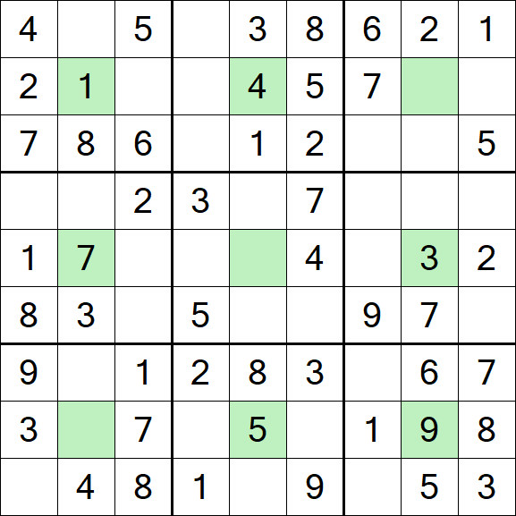 Center Dot Sudoku - Einfach