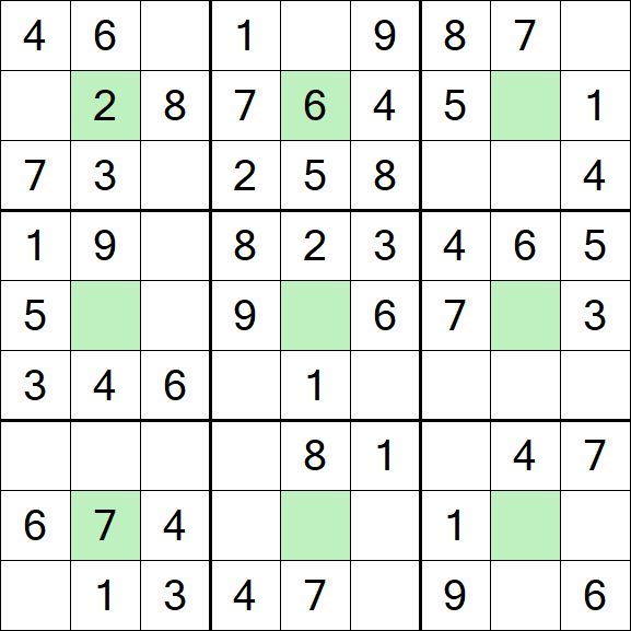 Center Dot Sudoku - Einfach
