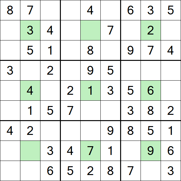Center Dot Sudoku - Einfach