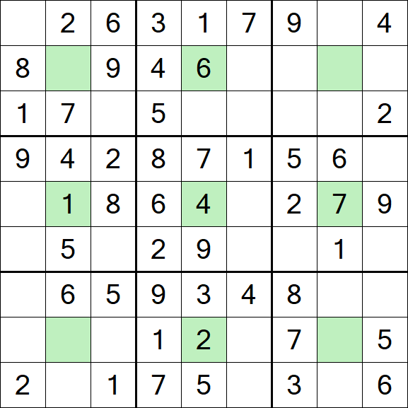 Center Dot Sudoku - Einfach