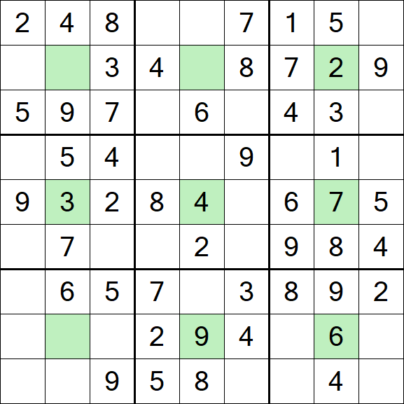Center Dot Sudoku - Einfach