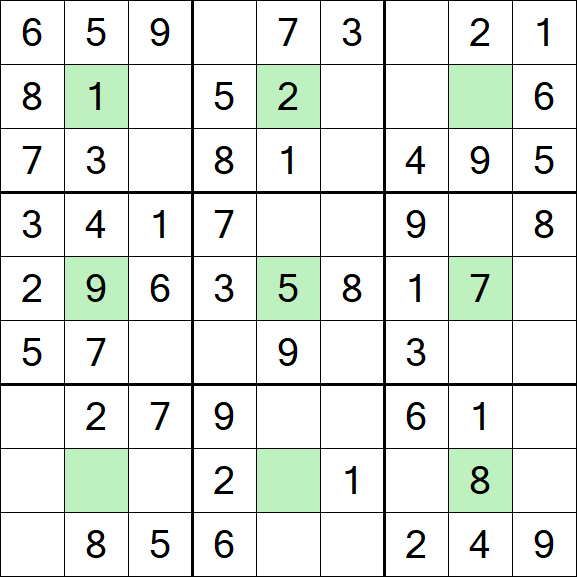 Center Dot Sudoku - Einfach