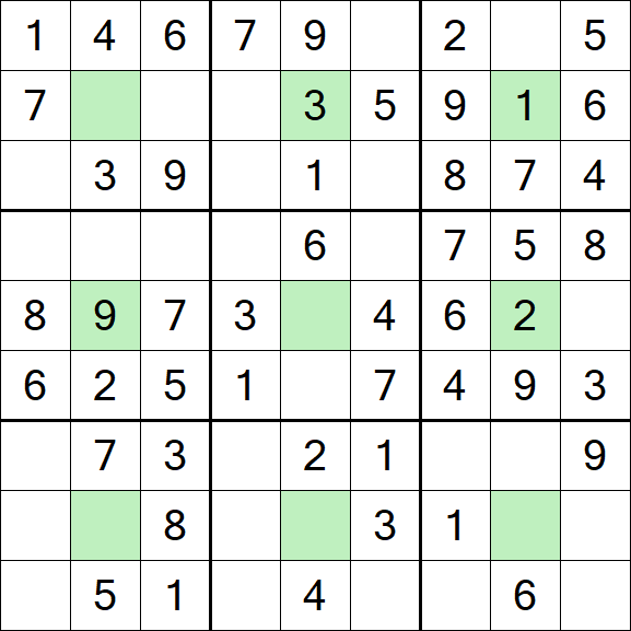 Center Dot Sudoku - Einfach