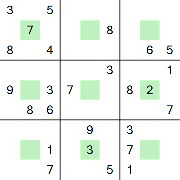 Center Dot Sudoku - Hard