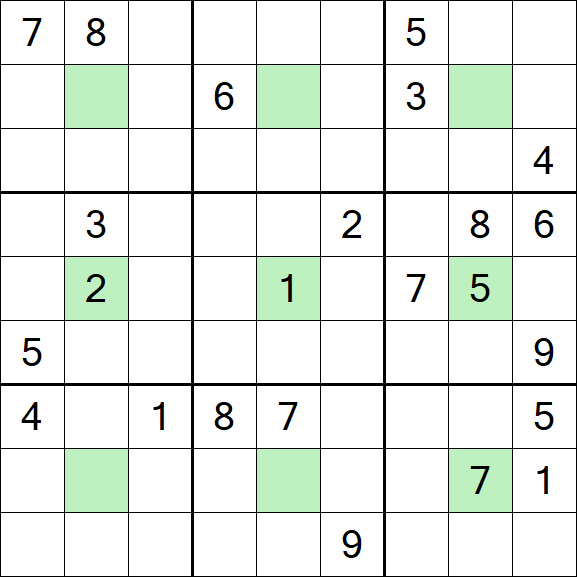 Center Dot Sudoku - Hard