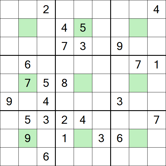 Center Dot Sudoku - Difícil