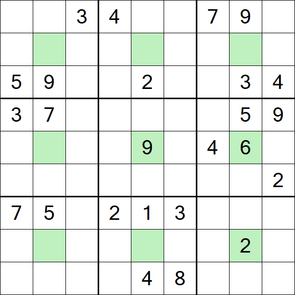 Center Dot Sudoku - Difícil