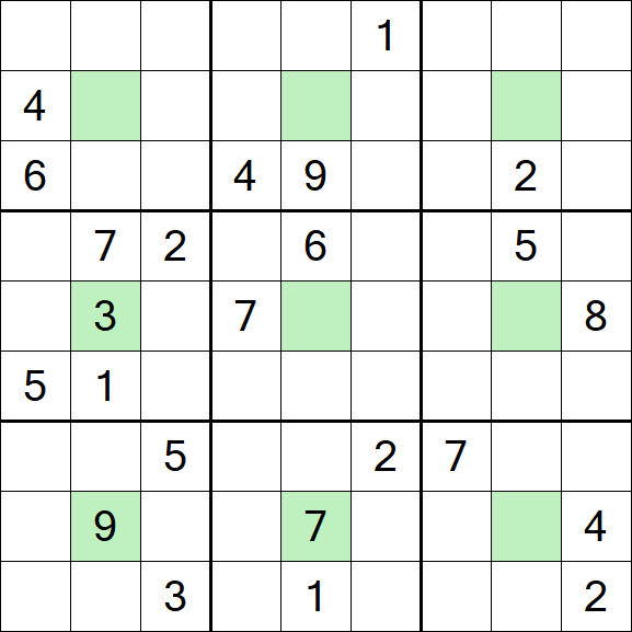 Center Dot Sudoku - Difícil