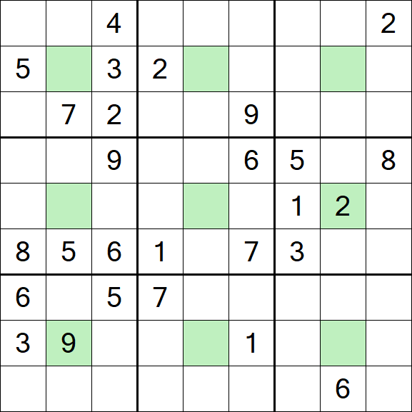 Center Dot Sudoku - Hard