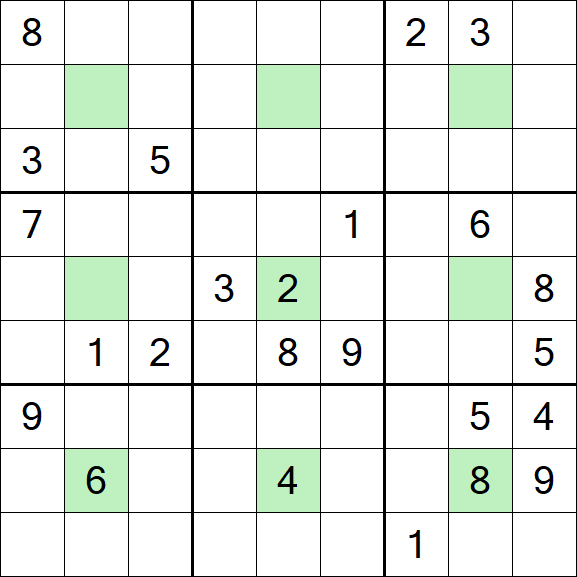 Center Dot Sudoku - Difficile