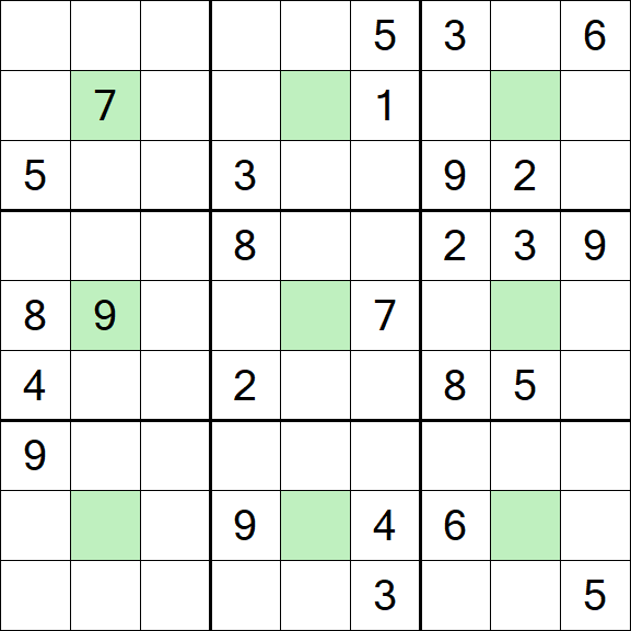 Center Dot Sudoku - Difficile