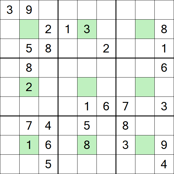 Center Dot Sudoku - Difficile