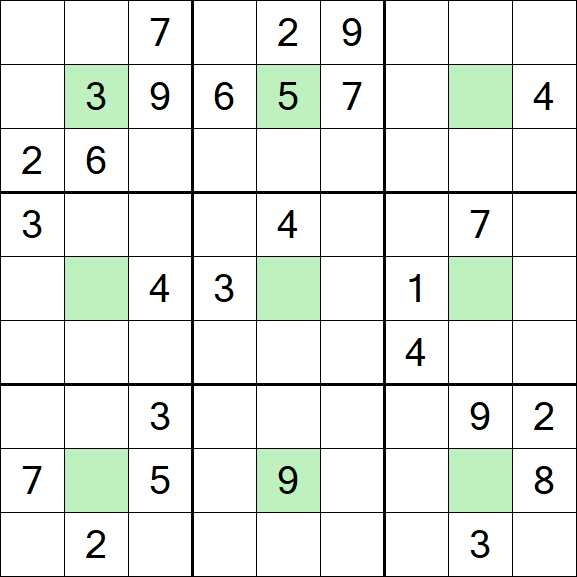 Center Dot Sudoku - Difficile