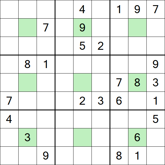 Center Dot Sudoku - Difficile