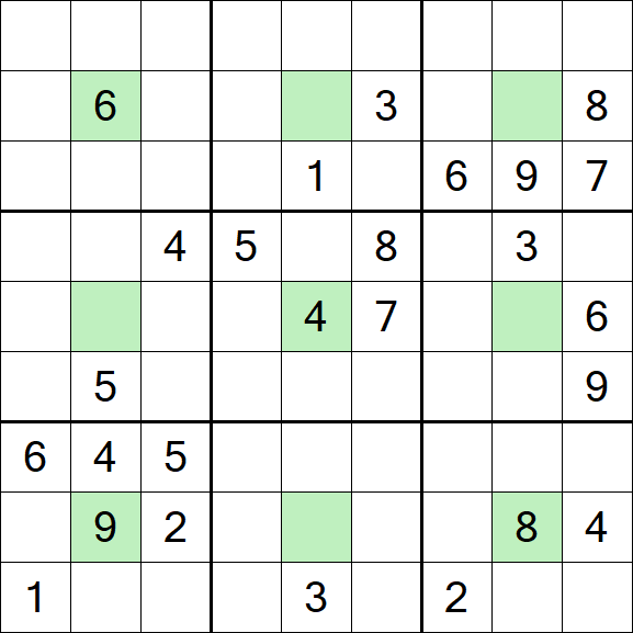 Center Dot Sudoku - Difficile