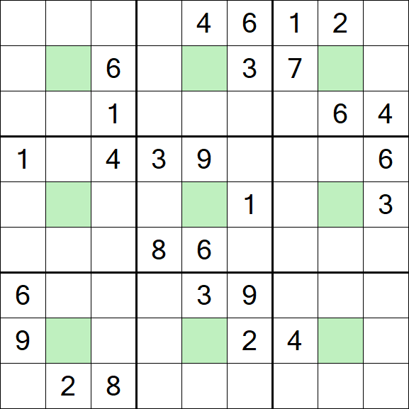 Center Dot Sudoku - Hard