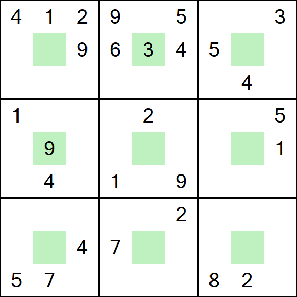 Center Dot Sudoku - Hard